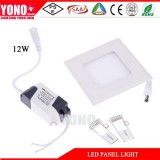 12w Square Led Recessed Ceilin