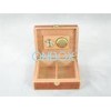 Empty wooden cigar boxes for men , Personalized Solid Pine wood case with veneer
