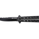 Balisong Metal Black And Silve