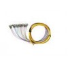 Ribbon Fiber Cable For Telecommunication , ST 12 Strand Single Mode Fiber Optic Cable