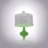 Glass Cake Dome|hand Blown Jad