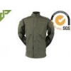 Olive Green Military Combat Uniform With Slanted Cargo Pockets For Law Enforcement