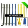 plastic coated palisade fence
