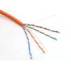4 Pairs UTP Cat6 Lan Cable / Solid Bare Copper Electronic cat6 cable 1000ft orange Lszh