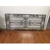 Galvanized Wrought Iron Glass 22"*48" Black Inlaid Double  Tempered Glass
