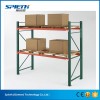 Conventional warehouse storage teardrop shelving for heavy equipment