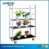 Garden flower cart wagon trailers from flower trolley manufacturer