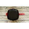 cast iron enamel grill pan