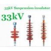 Silicone Rubber Suspension 33kv Insulator Light Weight For Distribution Lines