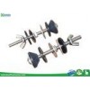 Solid Stainless Steel Toilet Bolts / WC Bolt For 2 Pieces Toilet , Long Endurance