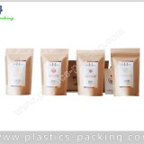 Custom Kraft Paper Plastic Zip