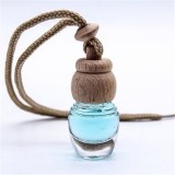 Round Glass Car Perfume Bottle