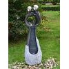 Contemporary Garden Fountains , Statue Water Fountains Custom Design Acceptable