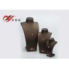 Leather Necklace Bust Display Stand Holder