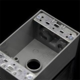 Single Gang Weatherproof Outle