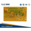 4L yellow soldermask board with FR-4 base material,ENIG surface finishing, PCB Assembly in China,
