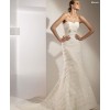 Elegant Trumpet Mermaid Sweetheart Cathedral Train Organza Bowknot Tiered  Wedding Dress