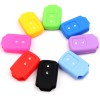 Red Blue Orange Eco-friendly Silicone Soft Cover Car Protective Key Bag
