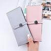 Female Foldable Leather Clutch Wallet Large Capacity For Money Coin Card Holders