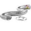 Fireproof Exhaust System Semi Rigid Aluminum Duct 4'' Round Extendable