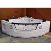 55 Inch Freestanding Jacuzzi Whirlpool Bath Tub With Back Air Bubble Massage