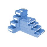 Durable Storage Blue Plastic B