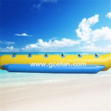 Durable inflatable banana boat