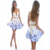 Women Fashion Flower Printed P