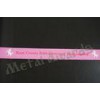 Printed Personalized Award Ribbons , Pink Sports Awards Medals Ribbons