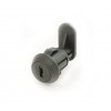 Small Plastic Push-In Cam Lock, Nylon 6/6 Black