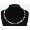 N-002 Custom Unisex Fashion Health Care Titanium Magnetic Power Chain Steel Necklace
