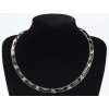 N-016 Hot-sell Fashion Titanium & stainless steel necklace & bracelet with germanium/ magnets/ FIR