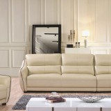 Modern Corner Sofa With Genuin