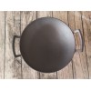 Cast iron fry pot pan