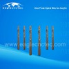 Aluminum Cutting Router Bits One Flute Spiral Bits For Aluminum