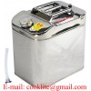 Jerrican inox alimentaire bidon réservoir pour l'eau potable 25 Litres