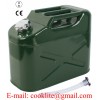 Jerrican réservoir métallique pour jeep / Bidon de transport acier pour carburant - 10 litres