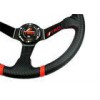 14 Inch Soft Touch Race Car Steering Wheel With Ergonomic Structure Design