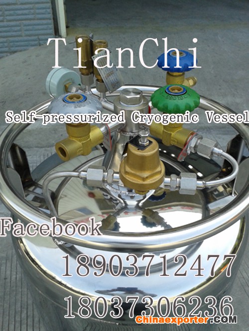 TIANCHI YDZ-75 factory price self-pressurized cryogenic vessel in TG