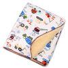 Eco - Friend Customized Lightweight Polyester Baby Blanket Warped Knitting