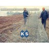Metal Wire Mesh Gabion Box Stone Cage Retaining Wall 0.5mm - 1.5mm PVC Coating