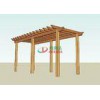 DIY wood plastic composite pergola construction for outdoor / 6.6mx2.8m / OLDA-5014