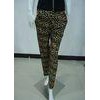 Leopard Print Women'S Fashion Leggings Ladies Velvet Trousers / Pants With Side Pockets