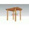 Durable Wood Plastic Composite Pergola  No Painting No Glue 3m X 3m Environmental Friendly
