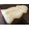 Real Long Merino Wool Fur Bed Throws Blankets With Custom Color / Size