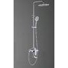 Top Rated Contemporary Shower Head Combo Set Adjustable Water Conserving