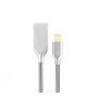 Stainless Steel Spring MFI Lightning Cable for iPhone / iPad / iPod