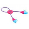 Pink / Light Blue 30cm DIY Charging MFI Lightning Cable With Cartoon Button