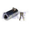 Plunger Lock for Vending Machine, Hardened Steel, Brass, Nickel Plated