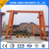 Mobile 4 Wheels 5 ton 30 ton Single Girder Hook Gantry Goliath Crane Price